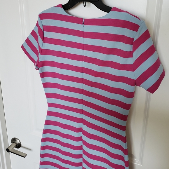 Brooks Brothers Red Fleece Striped A-Line Dress Sz S - Picture 7 of 9